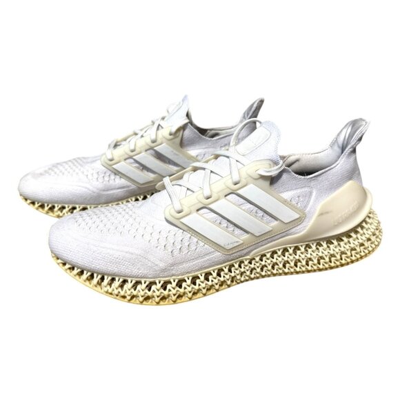ADIDAS ULTRA 4D PrimeKnit White Athletic Trainers Sneakers Mens 13 US - Picture 1 of 8